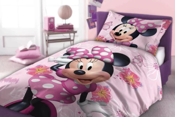 Minnie Mouse Faro rózsaszín pamut ágynemű -100% pamut, Disney szett