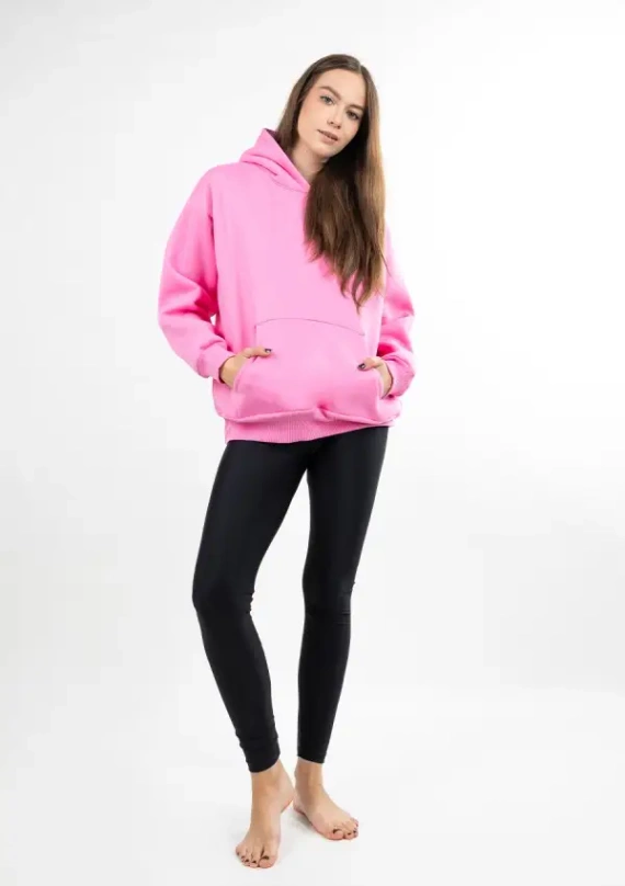 DK-K-B10 DKaren pink - női leggings és blúz szett, kényelmes és stílusos