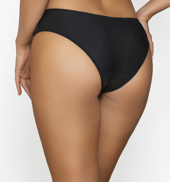 Sylvie teljes női bugyi PariPari - fekete