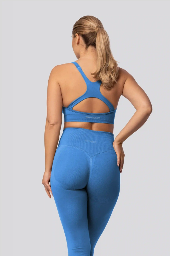 Spaio PRO push-up leggings magas derék alakformáló nem átlátszó ice blue