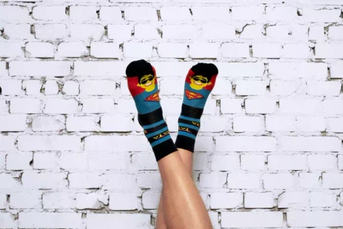 M41Z Super Dad Socks zokni zokni zokni olasz divat - tengerészkék/színek