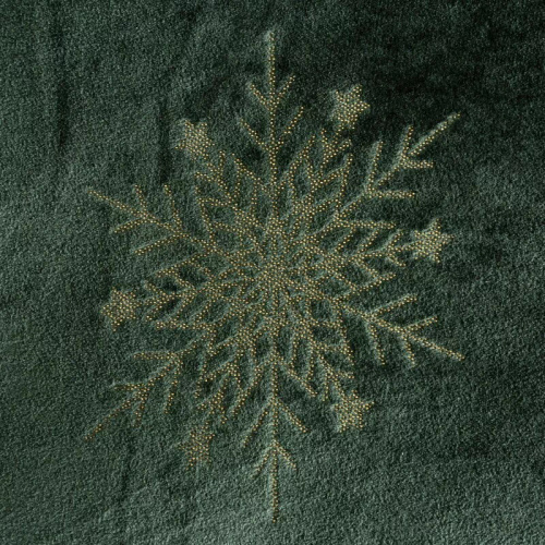 Eurofirany karácsonyi takaró zöld - puha mikroszálas ágytakaró, 240 g/m²