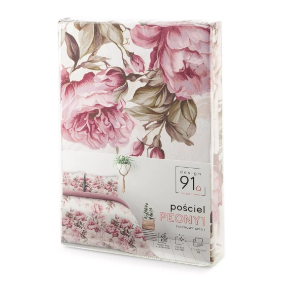 Peony1 Design 91 ágynemű virágmintás kétoldalas puha cipzáras