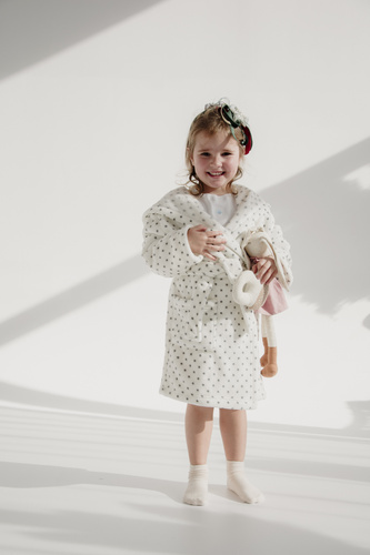 367 Melanie Forex Gyermek fürdőköpeny - ekrü színű