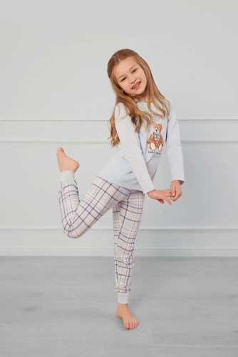 Katrin Lány pizsama Italian Fashion - kék/print