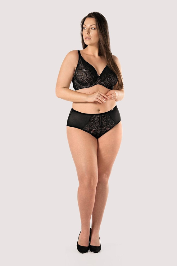 Desire BO50 mefemi by Nipplex fekete soft bralette csipkével melltartó