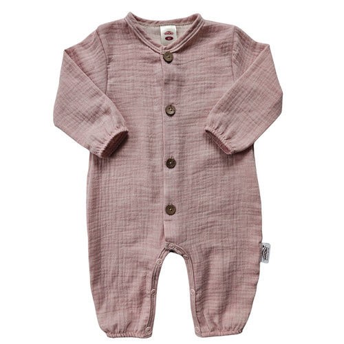 Just Muslin pizsama 02235BSR Makoma rose- könnyű, légáteresztő, 100% pamut