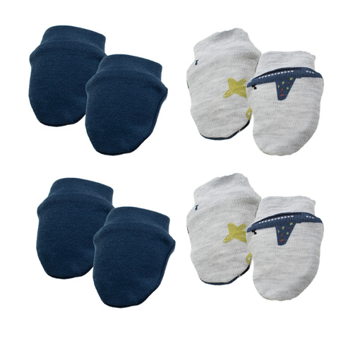 219083 Willy Nicol babakesztyű 4 db - pamut, karcolásmentes,