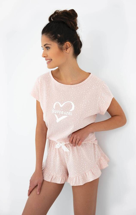 Super Girl női pizsama Sensis - világos rózsaszín