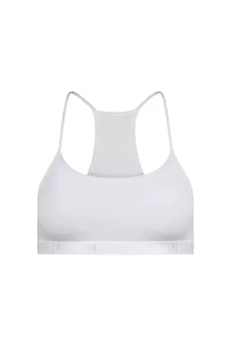 Nikola Lány melltartó, keskeny pántos olasz divat - fehér