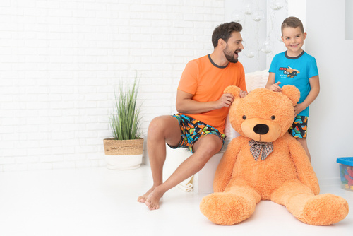 Comic rövid ujjú fiú pizsama, nadrág Italian Fashion - türkiz/print