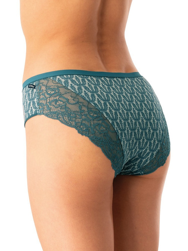 Női pamut bugyi Key LPC 512 zöld rózsaszín - 2 db-os készlet dobozban, kényelmes szabás, kényelmes szabás