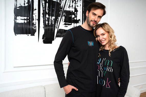 Olza hálóing Olasz divat - fekete