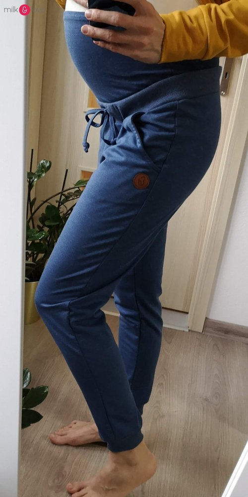 Spodnie dresowe ciążowe Milk&Love beżowy