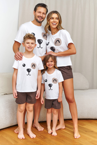 Doctor Nap 7409 női pizsama 100% pamut rövidnadrággal