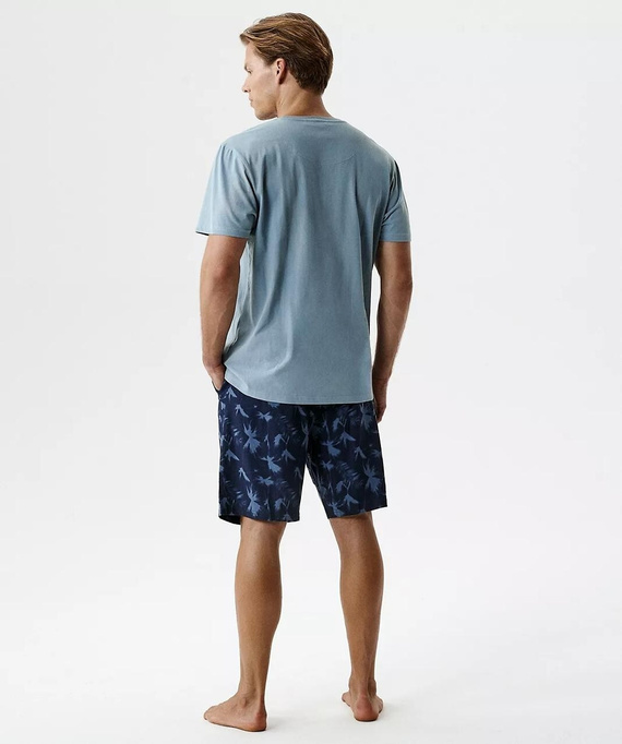 Atlantic NMP-399 férfi nyári pizsama 100% pamut – könnyű kényelmes