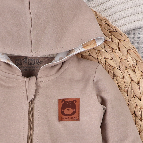 ABN-5516 Sky Journey Nini gyermek pulóver - organikus pamut, kényelmes szabásvonal