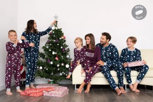 Sid Gyermek pizsama olasz divat - bordó mintás