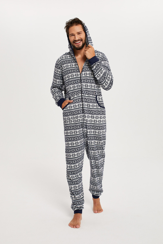 Alaska Férfi overall olasz divat - tengerészkék