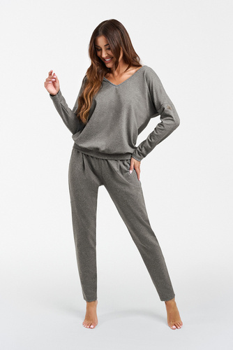 Karina Női szett hosszú ujjú, nadrág olasz divat - ¶r. melange