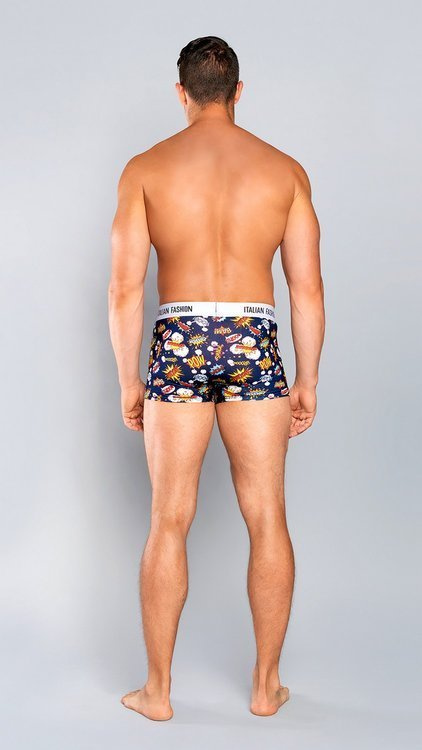Boom Férfi boxeralsó Italian Fashion - tengerészkék