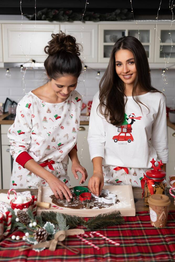 Lillian Sensis női pizsama -ecru színű