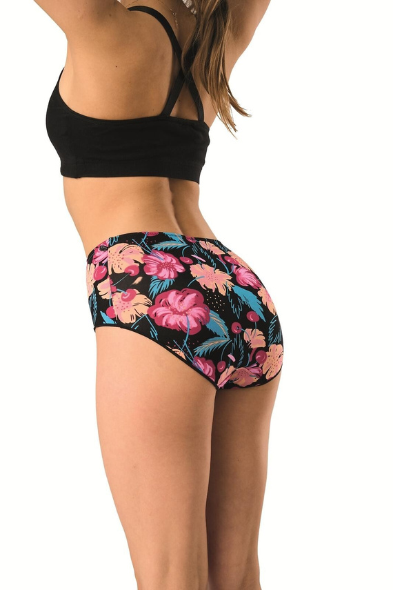 Figs Ava 2256 fekete - klasszikus szabás, sima mikroszálas, kényelmes és finom csipke