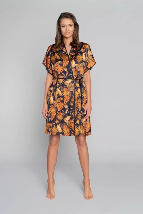 Monstera Női fürdőköpeny olasz divat - nyomtatás