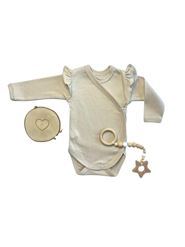 Mamatti hosszú ujjú bodysuit BD15228 - 100% pamut | OEKO-TEX | Lengyel minőség | Lengyel minőség