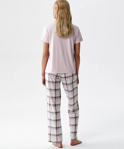 Atlantic NLP-513 női pizsama modal és pamut rövid ujj mintás nadrág