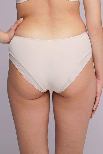 Figs Ava 2256 bézs - klasszikus szabás, sima mikroszálas, kényelmes és finom csipke