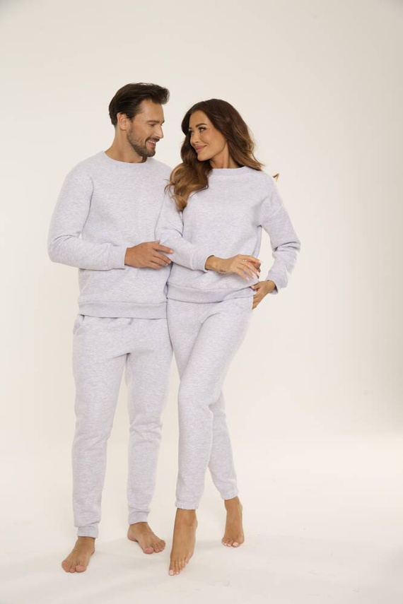 813 Indigo Férfi edzőruha a De Lafense-től - világos melange