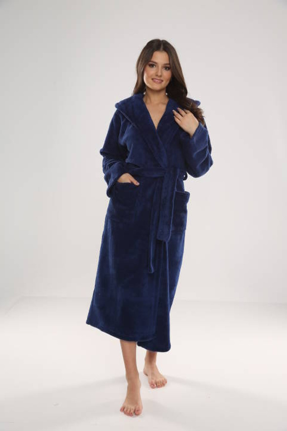 807 Luna II Női hosszú női köntös Forex - sötétkék