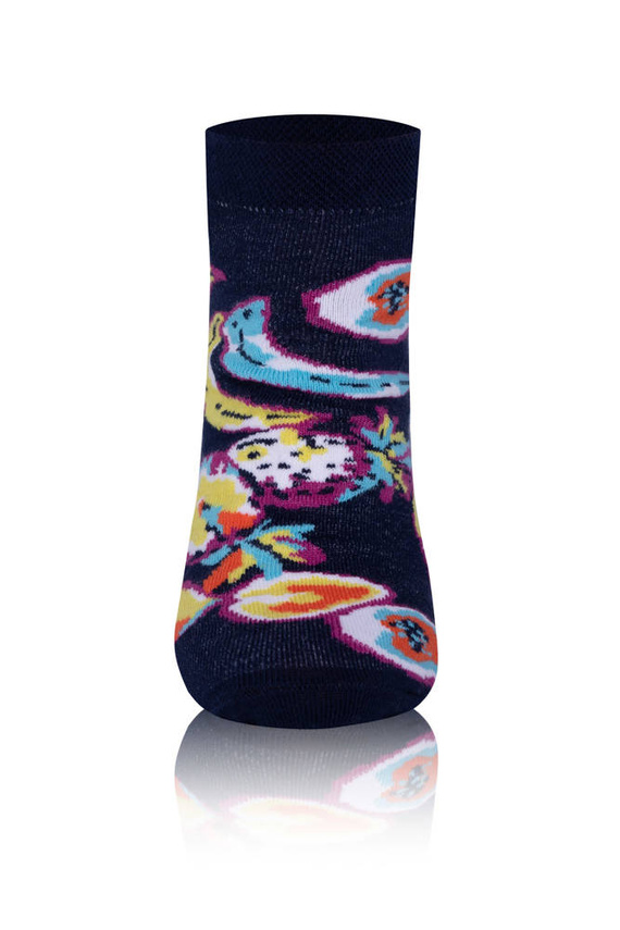 S139S Fruce lábzokni olasz divat - tengerészkék