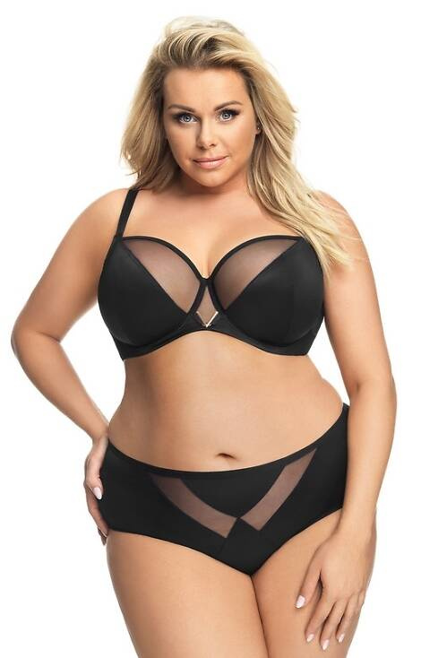 K 564 Vicky Soft melltartó Gorsenia fekete