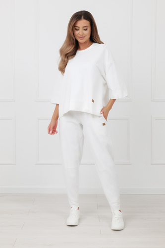 Kaori Italian Fashion női felső 3/4 ujj pamut