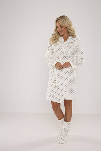 546 Melanie Női rövid köntös Forex - ekrü - ekrü