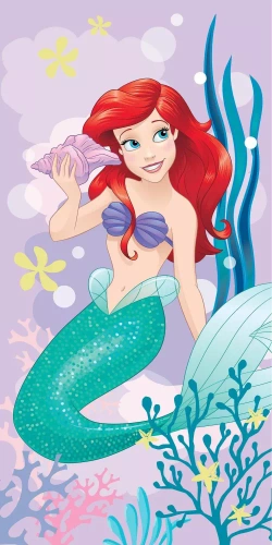 Ariel a kis hableány Disney Kids25 pamut strandtörülköző | Lányoknak | Strandra, medencébe Jerry Jabrics