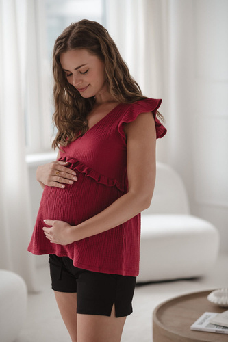 Milky Butterfly Terhességi és szoptatós blúz - kényelem és stílus Milk&Love málna