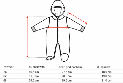 ABN-5596 Circus Szigetelt bébi overál Nini - 100% organikus pamut, puha, meleg és biztonságos