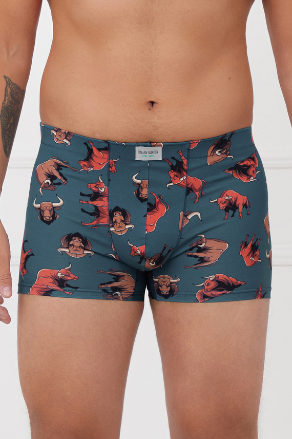 Férfi boxeralsó Angus Italian Fashion pamut elasztán testhezálló