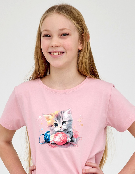 Lány pizsama Cornette Kitty pamut rövid ujjú rövidnadrág szett