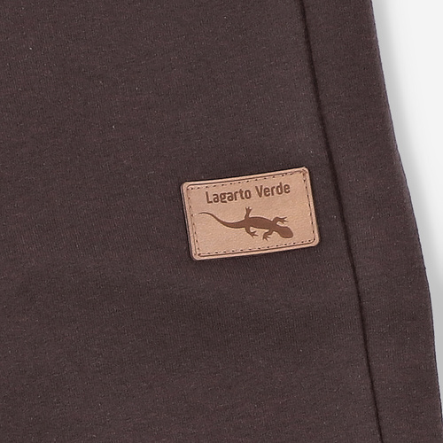 KAR-0040/BRA Tréningnadrág fiúnak Lagarto Verde csokoládé - kényelmes, pamut, lengyel gyártás