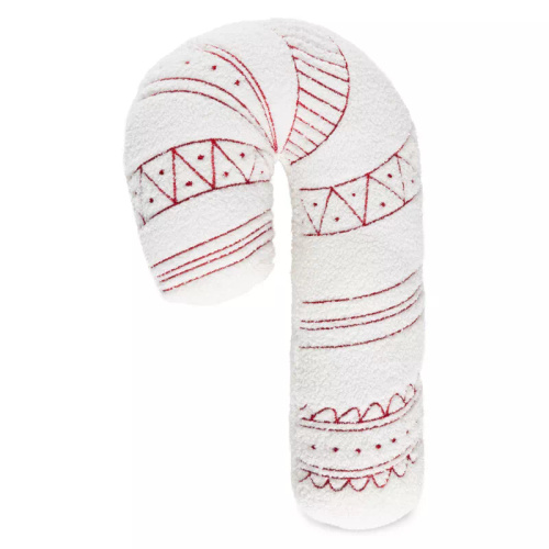 Chp 07B Eurofirany karácsonyi párna 27x46 - cukornád, jegenyefenyő utánzat, fehér