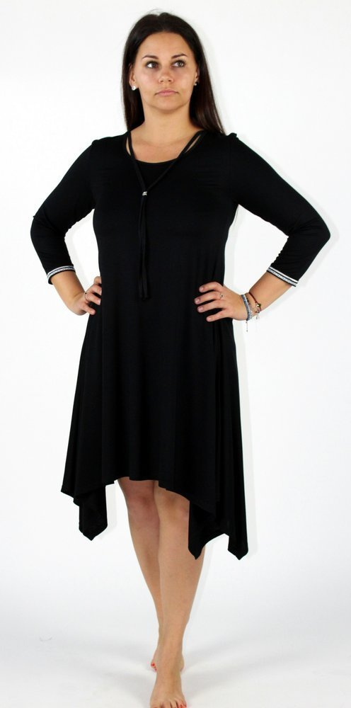 439 Nice De Lafense éjszakai ruha - nőies elegancia és alvási kényelem - fekete