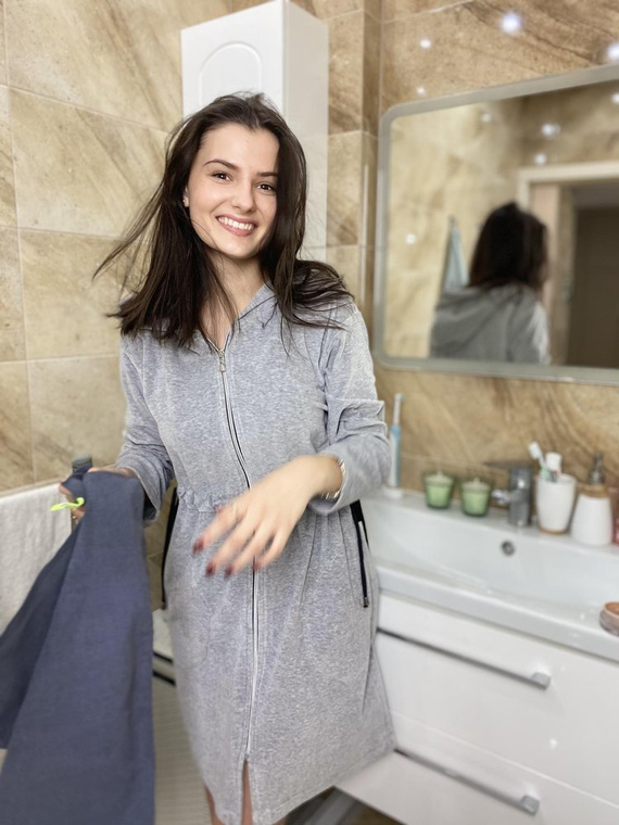 498 Macarena II Női rövid köntös Forex - világos melange