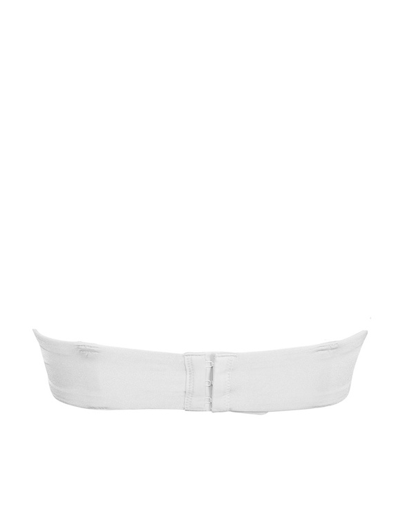 2550 Bandeau melltartó - párnázott, sima, levehető pántokkal Sielei fehér