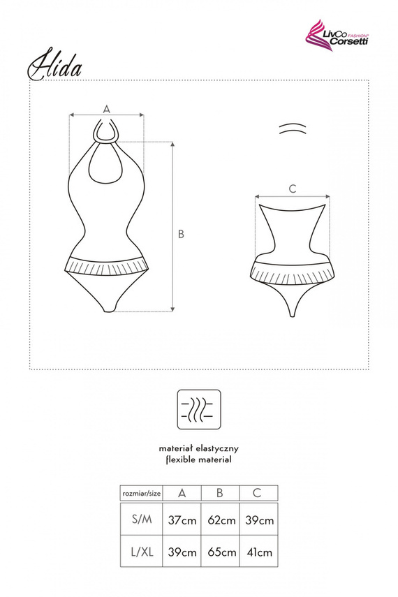 Hida LC 8090 LivCo LivCo Corsetti Divat Női test