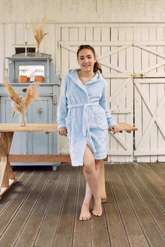 Misti Lányok fürdőköpeny olasz divat - kék