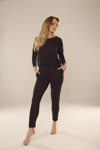 305 Paula női pizsama öltöny - tengerészkék